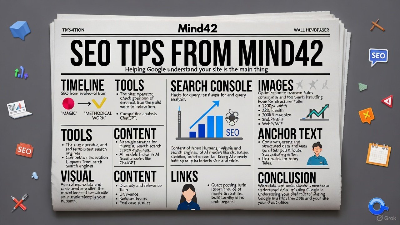 SEO-советы от Mind42: из практики, а не из учебников